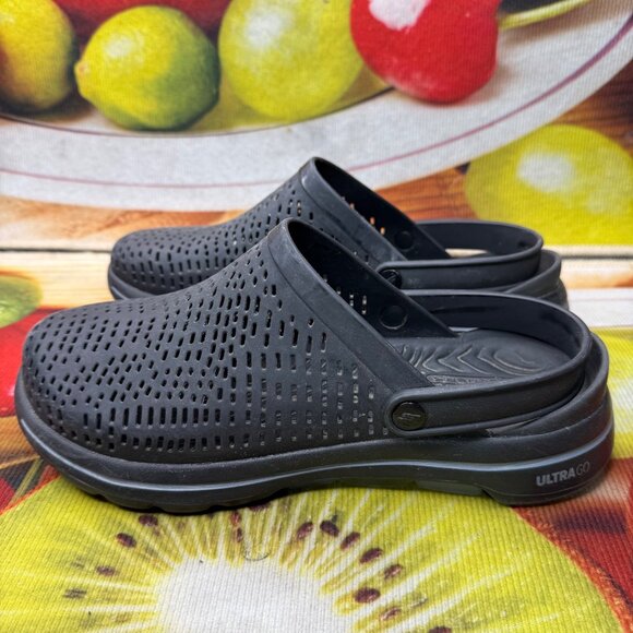 Skechers Foamier Ultra Go Clogs Shoes Men's Size 10 Black Slip on Waterproof - Picture 1 of 7